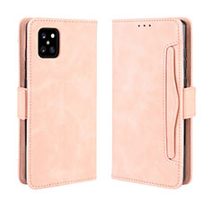 Custodia Portafoglio In Pelle Cover con Supporto BY3 per Samsung Galaxy Note 10 Lite Rosa