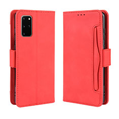 Custodia Portafoglio In Pelle Cover con Supporto BY3 per Samsung Galaxy S20 Plus 5G Rosso