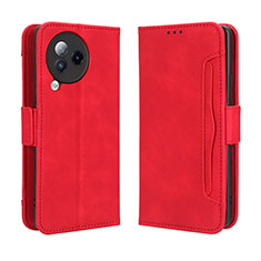 Custodia Portafoglio In Pelle Cover con Supporto BY3 per Xiaomi Civi 3 5G Rosso
