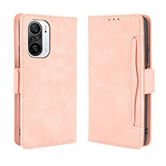 Custodia Portafoglio In Pelle Cover con Supporto BY3 per Xiaomi Mi 11i 5G Rosa