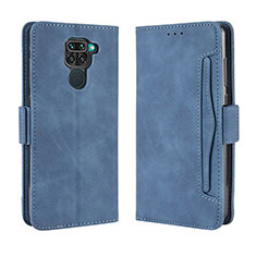 Custodia Portafoglio In Pelle Cover con Supporto BY3 per Xiaomi Redmi 10X 4G Blu