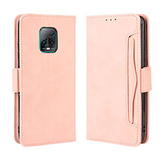 Custodia Portafoglio In Pelle Cover con Supporto BY3 per Xiaomi Redmi 10X Pro 5G Rosa