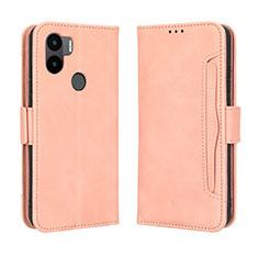 Custodia Portafoglio In Pelle Cover con Supporto BY3 per Xiaomi Redmi A1 Plus Rosa