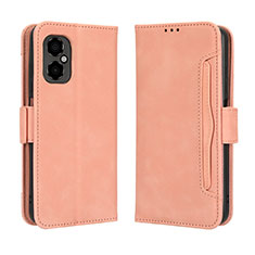 Custodia Portafoglio In Pelle Cover con Supporto BY3 per Xiaomi Redmi Note 11R 5G Rosa