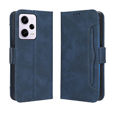 Custodia Portafoglio In Pelle Cover con Supporto BY3 per Xiaomi Redmi Note 12 Pro 5G Blu