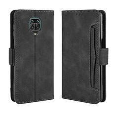 Custodia Portafoglio In Pelle Cover con Supporto BY3 per Xiaomi Redmi Note 9 Pro Nero