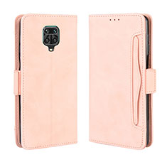 Custodia Portafoglio In Pelle Cover con Supporto BY3 per Xiaomi Redmi Note 9 Pro Rosa