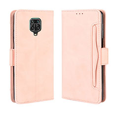Custodia Portafoglio In Pelle Cover con Supporto BY3 per Xiaomi Redmi Note 9S Rosa