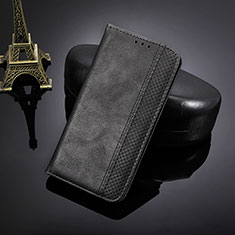 Custodia Portafoglio In Pelle Cover con Supporto BY4 per Nokia C20 Nero