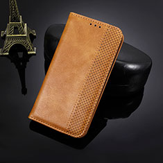 Custodia Portafoglio In Pelle Cover con Supporto BY4 per Nokia C30 Marrone