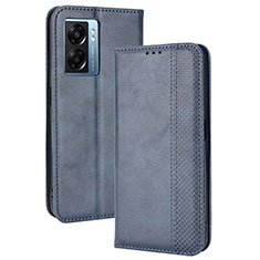 Custodia Portafoglio In Pelle Cover con Supporto BY4 per OnePlus Nord N300 5G Blu