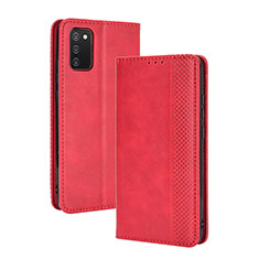 Custodia Portafoglio In Pelle Cover con Supporto BY4 per Samsung Galaxy A03s Oro Rosa