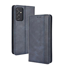 Custodia Portafoglio In Pelle Cover con Supporto BY4 per Samsung Galaxy A15 5G Blu