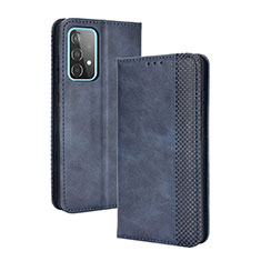 Custodia Portafoglio In Pelle Cover con Supporto BY4 per Samsung Galaxy A52 5G Blu