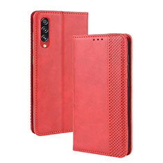 Custodia Portafoglio In Pelle Cover con Supporto BY4 per Samsung Galaxy A70 Rosso