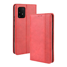 Custodia Portafoglio In Pelle Cover con Supporto BY4 per Samsung Galaxy S10 Lite Rosso