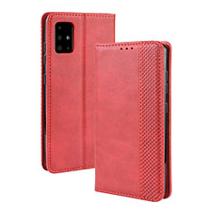 Custodia Portafoglio In Pelle Cover con Supporto BY4 per Samsung Galaxy S20 Plus 5G Rosso