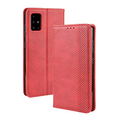 Custodia Portafoglio In Pelle Cover con Supporto BY4 per Samsung Galaxy S20 Ultra 5G Rosso