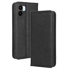 Custodia Portafoglio In Pelle Cover con Supporto BY4 per Xiaomi Redmi A2 Plus Nero