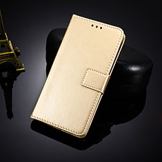 Custodia Portafoglio In Pelle Cover con Supporto BY5 per Nokia X10 Oro