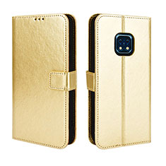 Custodia Portafoglio In Pelle Cover con Supporto BY5 per Nokia XR20 Oro