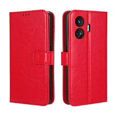 Custodia Portafoglio In Pelle Cover con Supporto BY5 per Realme GT Neo5 SE 5G Rosso