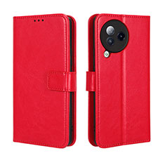 Custodia Portafoglio In Pelle Cover con Supporto BY5 per Xiaomi Civi 3 5G Rosso