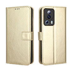 Custodia Portafoglio In Pelle Cover con Supporto BY5 per Xiaomi Mi 13 Lite 5G Oro