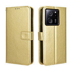 Custodia Portafoglio In Pelle Cover con Supporto BY5 per Xiaomi Mi 13T Pro 5G Oro