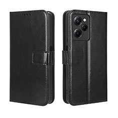 Custodia Portafoglio In Pelle Cover con Supporto BY5 per Xiaomi Poco X5 Pro 5G Nero