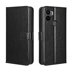 Custodia Portafoglio In Pelle Cover con Supporto BY5 per Xiaomi Redmi A1 Plus Nero