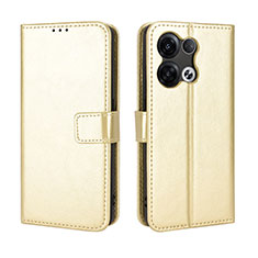 Custodia Portafoglio In Pelle Cover con Supporto BY5 per Xiaomi Redmi Note 13 5G Oro