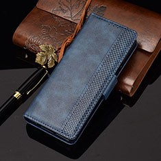 Custodia Portafoglio In Pelle Cover con Supporto BY6 per Samsung Galaxy Z Fold2 5G Blu