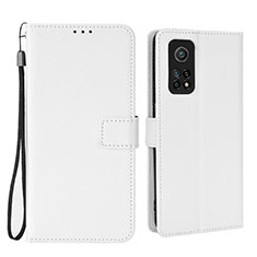 Custodia Portafoglio In Pelle Cover con Supporto BY6 per Xiaomi Mi 10T 5G Bianco