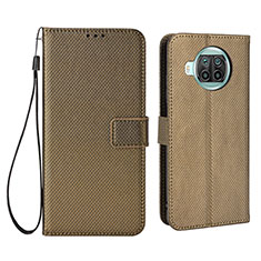 Custodia Portafoglio In Pelle Cover con Supporto BY6 per Xiaomi Mi 10T Lite 5G Marrone