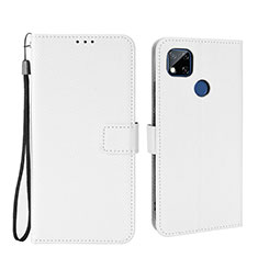Custodia Portafoglio In Pelle Cover con Supporto BY6 per Xiaomi POCO C3 Bianco