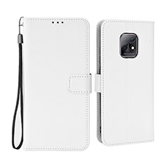 Custodia Portafoglio In Pelle Cover con Supporto BY6 per Xiaomi Redmi 10X 5G Bianco