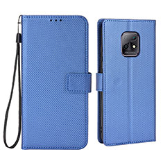 Custodia Portafoglio In Pelle Cover con Supporto BY6 per Xiaomi Redmi 10X Pro 5G Blu