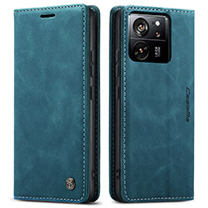 Custodia Portafoglio In Pelle Cover con Supporto C01S per Xiaomi Mi 13T 5G Blu