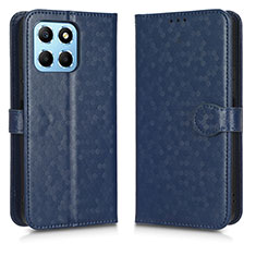 Custodia Portafoglio In Pelle Cover con Supporto C01X per Huawei Honor 70 Lite 5G Blu