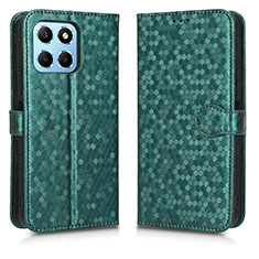 Custodia Portafoglio In Pelle Cover con Supporto C01X per Huawei Honor 70 Lite 5G Verde