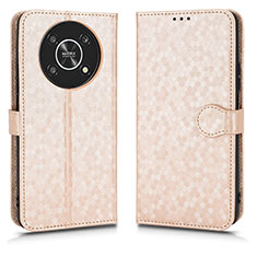 Custodia Portafoglio In Pelle Cover con Supporto C01X per Huawei Honor Magic4 Lite 5G Oro