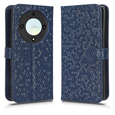 Custodia Portafoglio In Pelle Cover con Supporto C01X per Huawei Honor Magic5 Lite 5G Blu