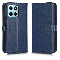 Custodia Portafoglio In Pelle Cover con Supporto C01X per Huawei Honor X8 5G Blu