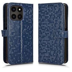 Custodia Portafoglio In Pelle Cover con Supporto C01X per Huawei Honor X8b Blu