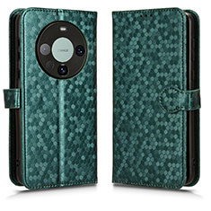 Custodia Portafoglio In Pelle Cover con Supporto C01X per Huawei Mate 60 Pro Verde