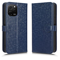 Custodia Portafoglio In Pelle Cover con Supporto C01X per Huawei Nova Y61 Blu