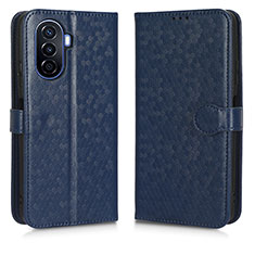 Custodia Portafoglio In Pelle Cover con Supporto C01X per Huawei Nova Y71 Blu