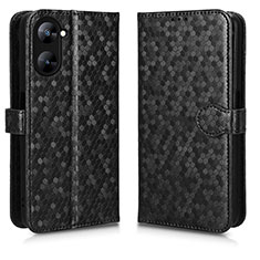 Custodia Portafoglio In Pelle Cover con Supporto C01X per Realme V20 5G Nero