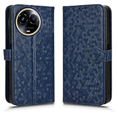 Custodia Portafoglio In Pelle Cover con Supporto C01X per Realme V50 5G Blu
